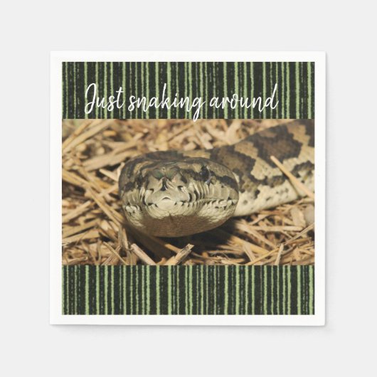 Serviette En Papier Papier, Serpent (Devant)