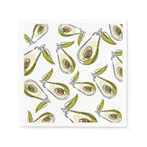 Papier serviette à l'avocat.