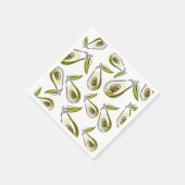 Serviette En Papier Papier serviette à l'avocat. (Coin)