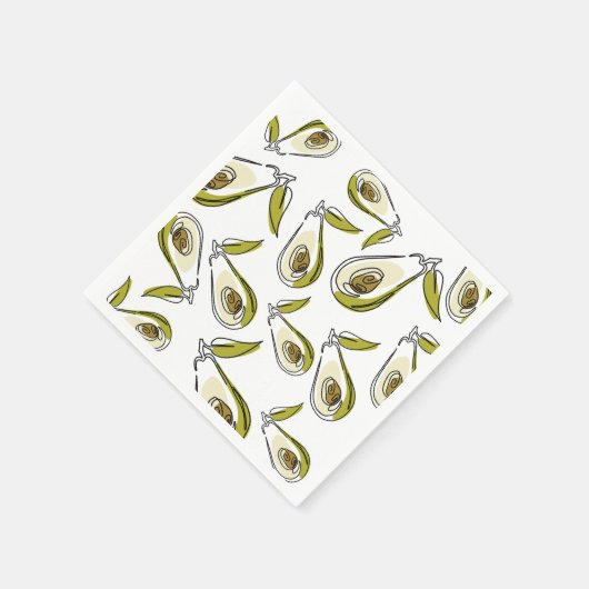 Serviette En Papier Papier serviette à l'avocat. (Coin)