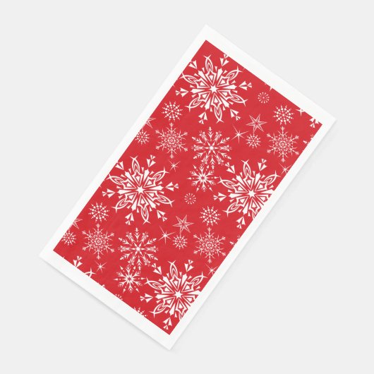 Serviette En Papier Papier Serviette Invité Fête De Neige (Coin)