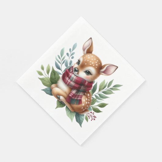 Serviette En Papier Papier serviette Rustique Baby shower d'automne se (Coin)