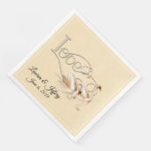 Serviette En Papier Papier serviettes - Aimer les cygnes (Coin)
