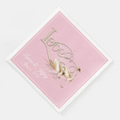 Serviette En Papier Papier serviettes - Aimer les cygnes (Coin)