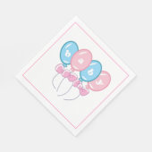 Serviette En Papier Papier serviettes-ballons pour bébés (Coin)