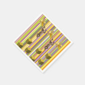 Serviette En Papier Papier serviettes, bananes singes bande (Coin)