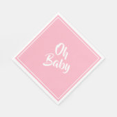 Serviette En Papier Papier serviettes-bébé fille (Coin)