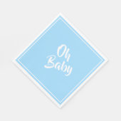 Serviette En Papier Papier serviettes-bébé garçon (Coin)