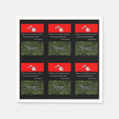 Serviette En Papier Papier serviettes Bienvenue dans le quartier (Devant)