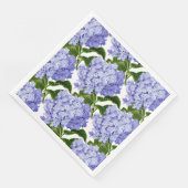Serviette En Papier Papier Serviettes Bleu Hydrangeas Dîner Papier Ser (Coin)