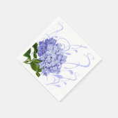Serviette En Papier Papier Serviettes Bleu Hydrangée Dîner Papier Serv (Coin)