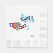 Serviette En Papier Papier serviettes : Bonne année 2023 (Devant)