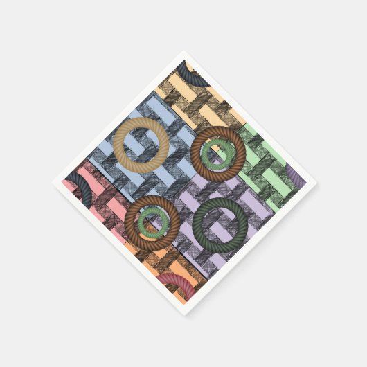 Serviette En Papier Papier serviettes circulaire (Coin)