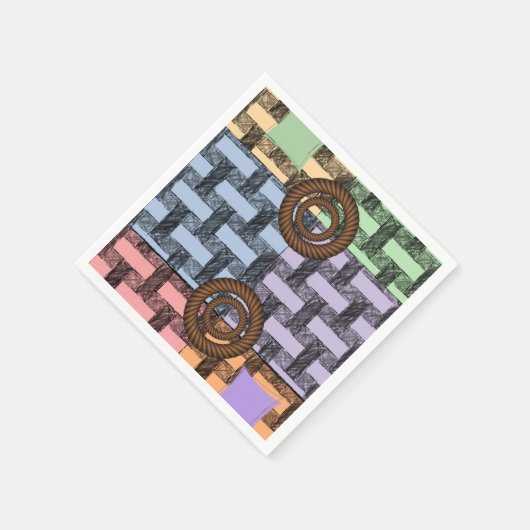 Serviette En Papier Papier serviettes circulaire (Coin)