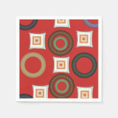 Serviette En Papier Papier serviettes circulaire (Devant)