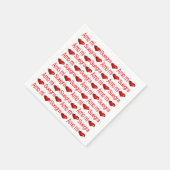 Serviette En Papier Papier serviettes, Coeurs rouges Aimer Suegra espa (Coin)