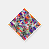 Serviette En Papier Papier serviettes colorées (Coin)