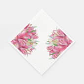 Serviette En Papier Papier serviettes de toilette rose (Coin)