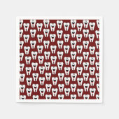Serviette En Papier Papier serviettes, dents sourire Bourgogne dentist (Devant)