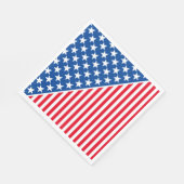 Serviette En Papier Papier Serviettes-Étoiles et rayures patriotiques (Coin)