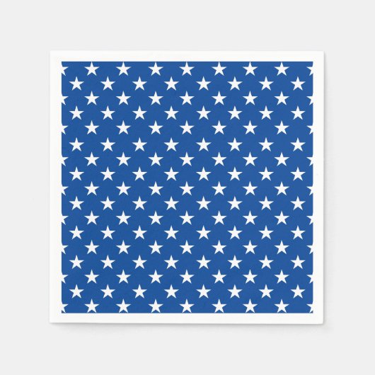 Serviette En Papier Papier serviettes-étoiles patriotiques (Devant)