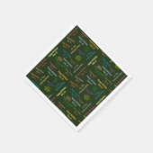 Serviette En Papier Papier serviettes Février, 12 Anniversaire (Coin)