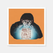 Serviette En Papier Papier serviettes Halloween Costume Party Crystal  (Devant)