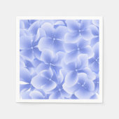Serviette En Papier Papier serviettes-Hydrangées bleu (Devant)