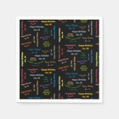 Serviette En Papier Papier serviettes Janvier, 20 Anniversaire (Devant)