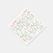 Serviette En Papier Papier serviettes Janvier, 21 Anniversaire (Coin)