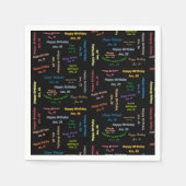 Serviette En Papier Papier serviettes Janvier, 26 Anniversaire (Devant)