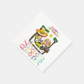 Serviette En Papier Papier serviettes, Joyeux Anniversaire Homme Chien (Coin)