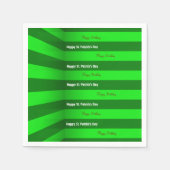 Serviette En Papier Papier serviettes, Joyeux anniversaire St. Patrick (Devant)