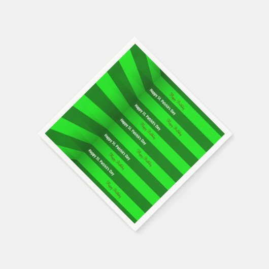 Serviette En Papier Papier serviettes, Joyeux anniversaire St. Patrick (Coin)