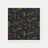 Serviette En Papier Papier serviettes Juillet, 12 Anniversaire (Devant)