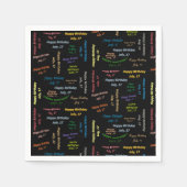 Serviette En Papier Papier serviettes Juillet, 17 Anniversaire (Devant)