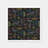 Serviette En Papier Papier serviettes Juillet, 18 Anniversaire (Devant)