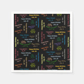 Serviette En Papier Papier serviettes Juillet, 28 Anniversaire (Devant)