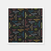 Serviette En Papier Papier serviettes Juillet, 5 Anniversaire (Devant)