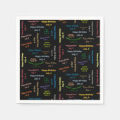 Serviette En Papier Papier serviettes Juillet, 8 Anniversaire (Devant)