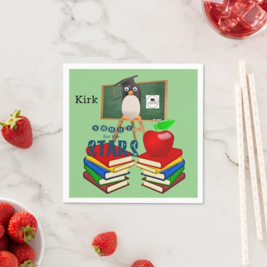 Serviette En Papier Papier serviettes, livres scolaires Penguin Apple (En situation)