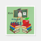 Serviette En Papier Papier serviettes, livres scolaires Penguin Apple (Devant)
