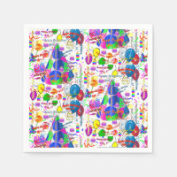 Papier serviettes Mars, 17 Anniversaire