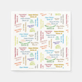 Serviette En Papier Papier serviettes Mars, 20 Anniversaire (Devant)