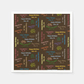 Serviette En Papier Papier serviettes Novembre, 16 Anniversaire (Devant)