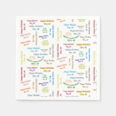 Serviette En Papier Papier serviettes Novembre, 28 Anniversaire (Devant)