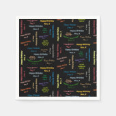 Serviette En Papier Papier serviettes Novembre, 6 Anniversaire (Devant)