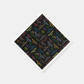 Serviette En Papier Papier serviettes octobre, 9 anniversaire (Coin)