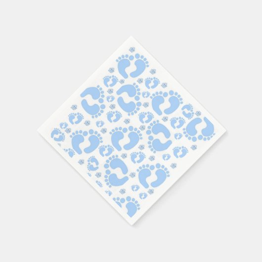 Serviette En Papier Papier serviettes, petit garçon pieds éléphant (Coin)