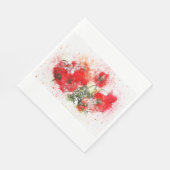 Serviette En Papier Papier serviettes Poppies (Coin)